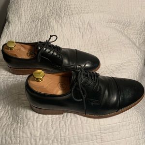Call It Spring Black Cap Toe Oxfords